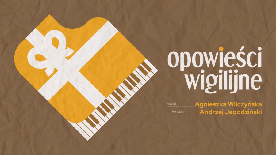 Plakat koncertu "Opowieści Wigilijne"