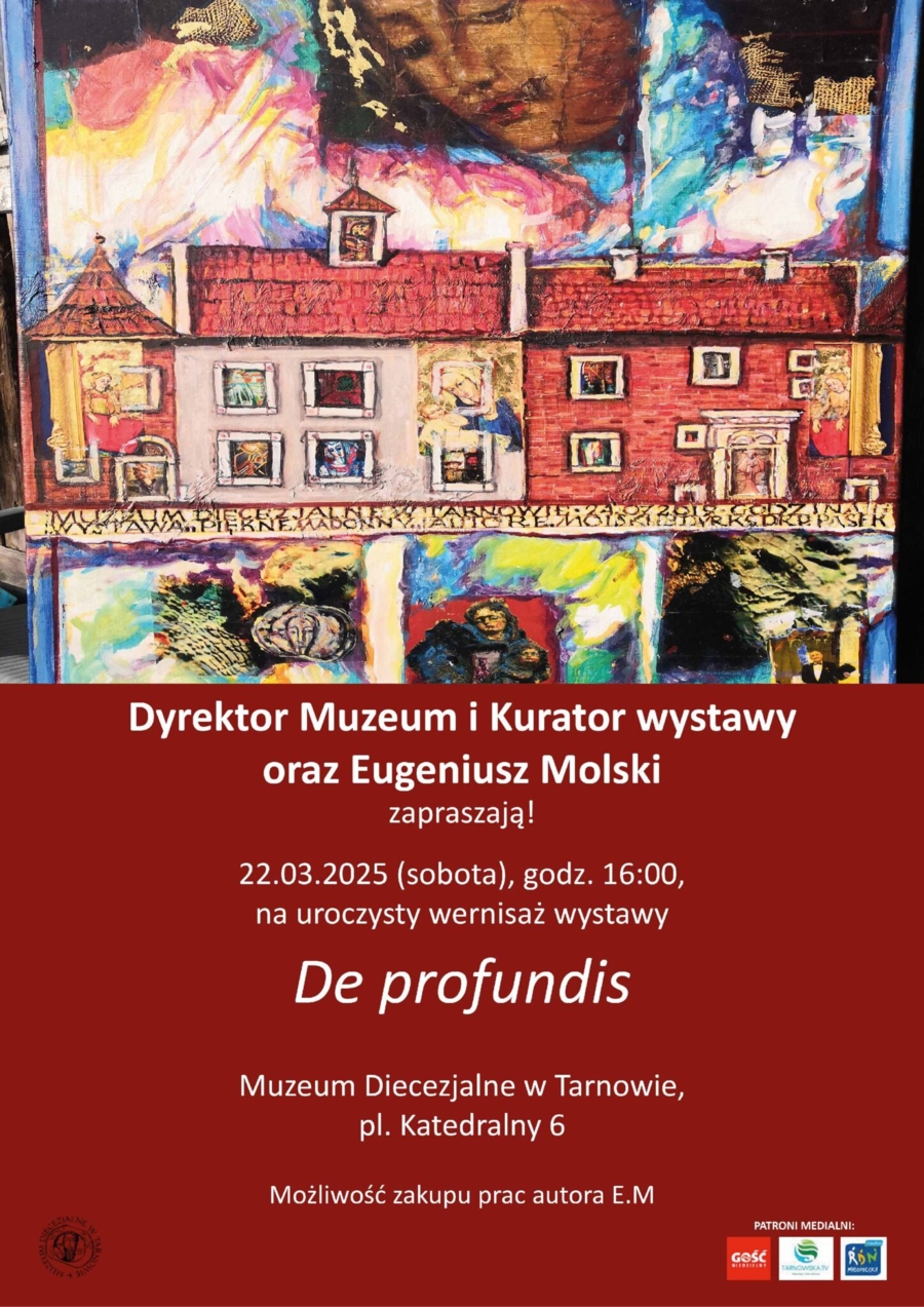 Plakat wystawy Eugeniusza Molskiego