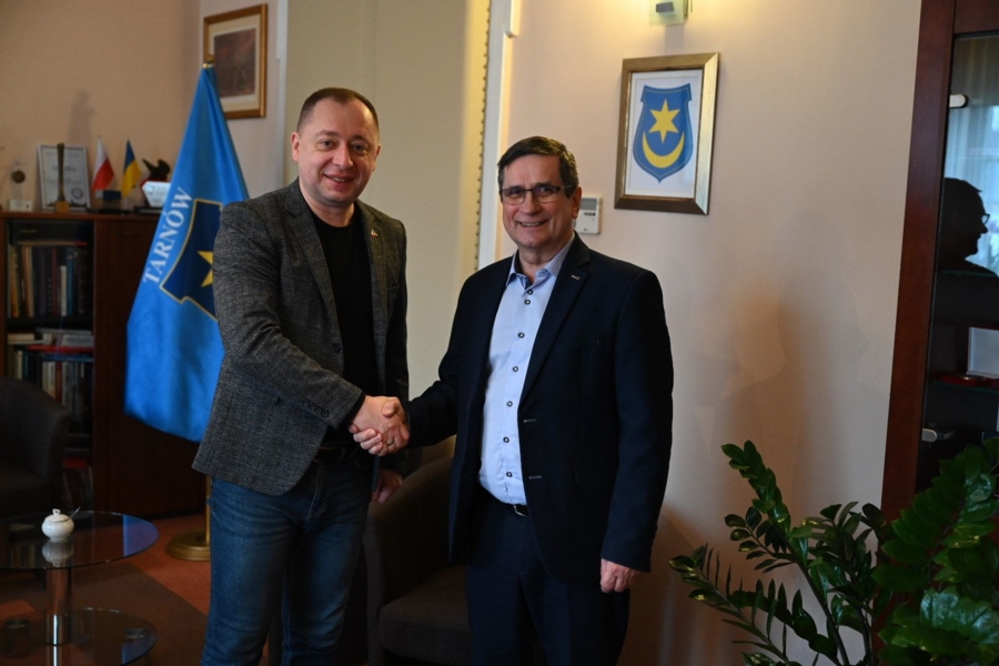 Igor Hirchak i prezydent Roman Ciepiela