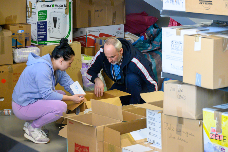 zbiórka darów dla Ukrainy