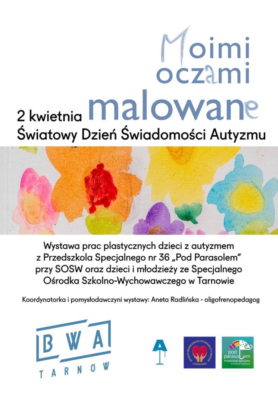 Plakat wystawy Moimi oczami malowane