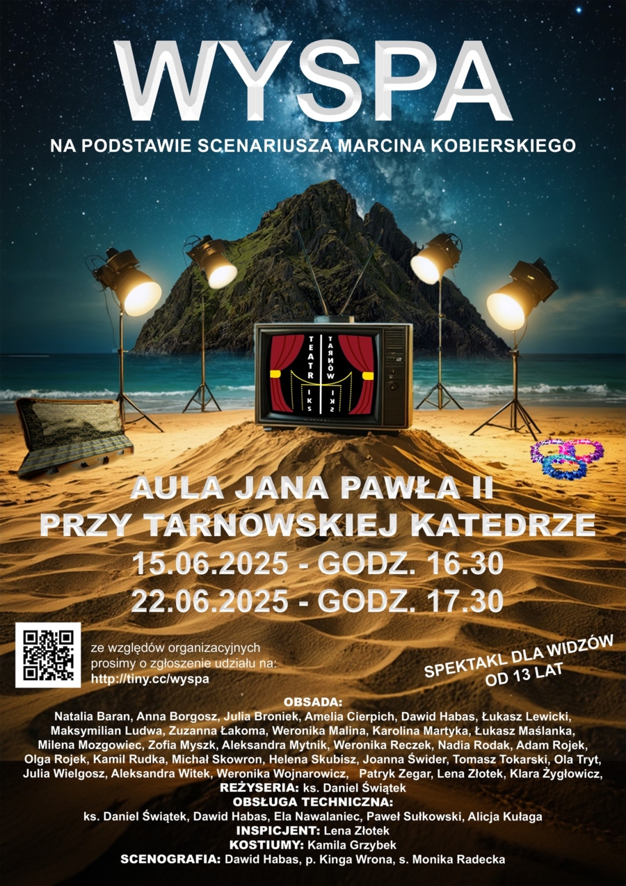 Plakat spektaklu "Wyspa"