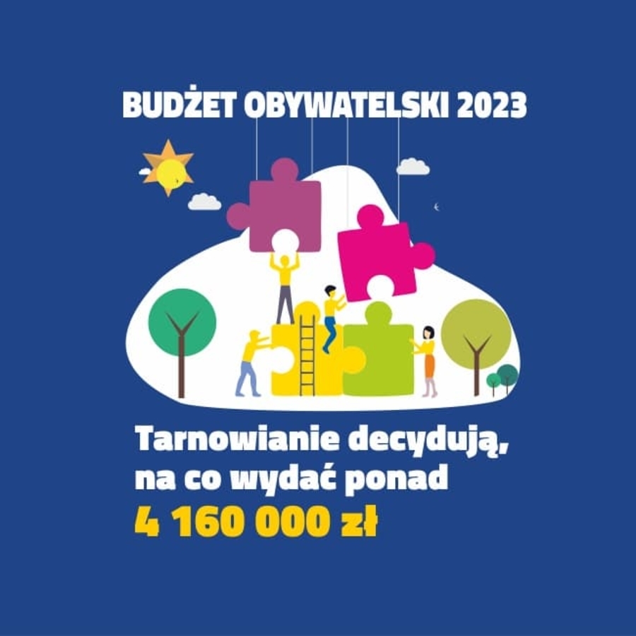 Plakat Budżetu Obywatelskiego 2023