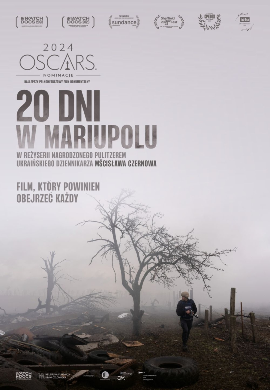 Plakat filmu „20 dni w Mariupolu”