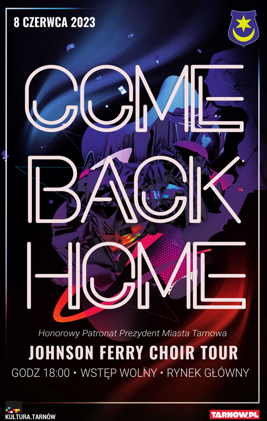 Plakat koncertu Ferry Baptist High School Choir