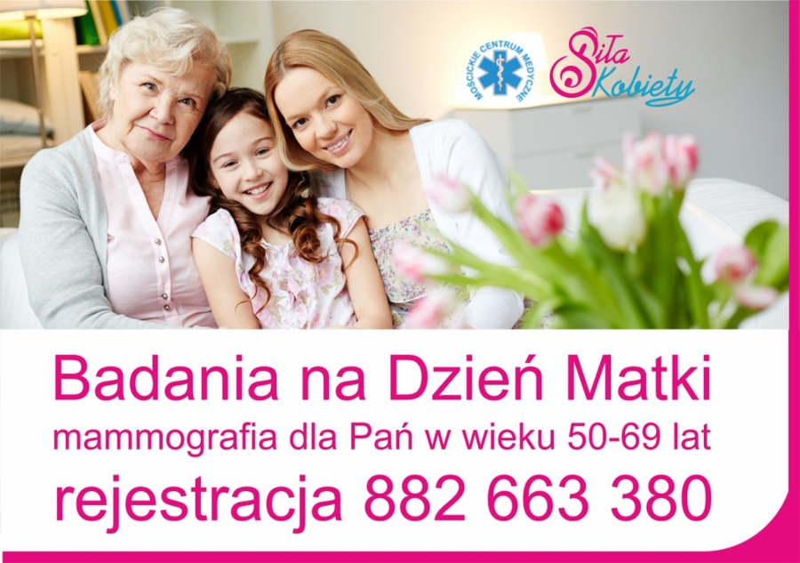 Badania na Dzień Matki