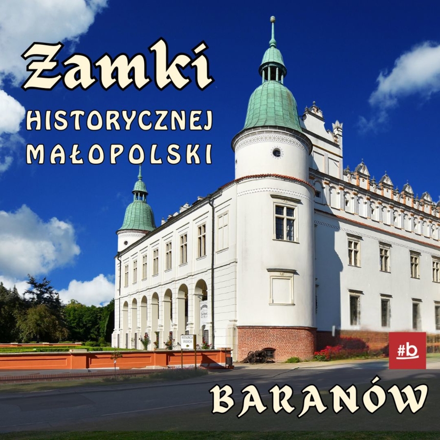 Plakat cyklu publikacji "Zamki historycznej Małopolski"