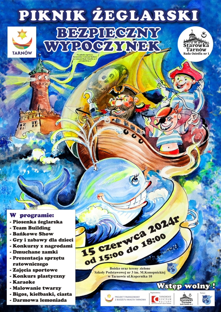 Plakat Pikniku Żeglarskiego