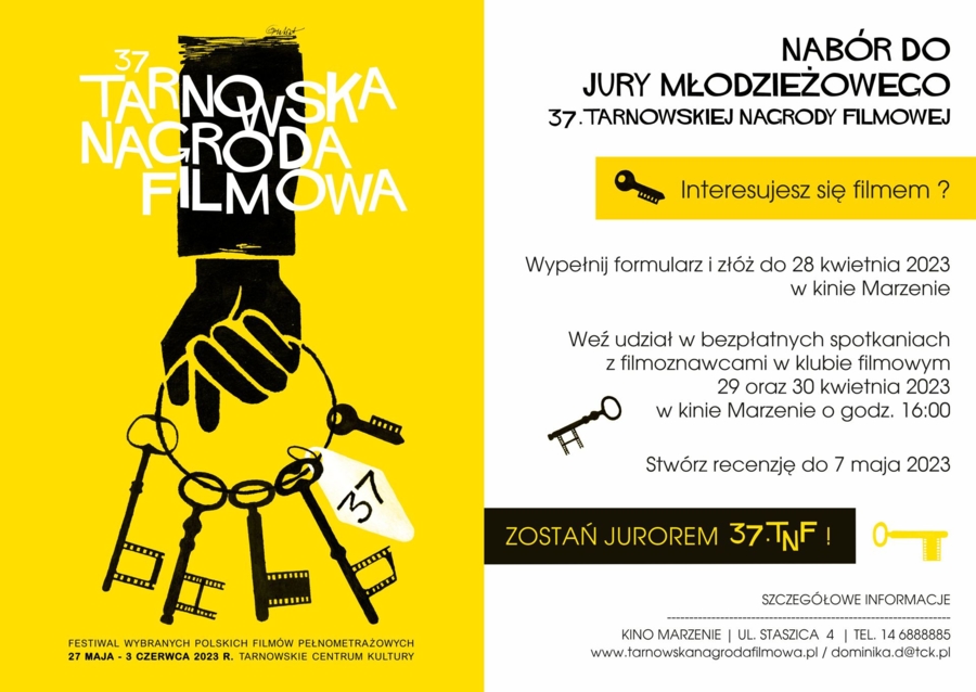 Nabór do Jury Młodzieżowego 37. TNF