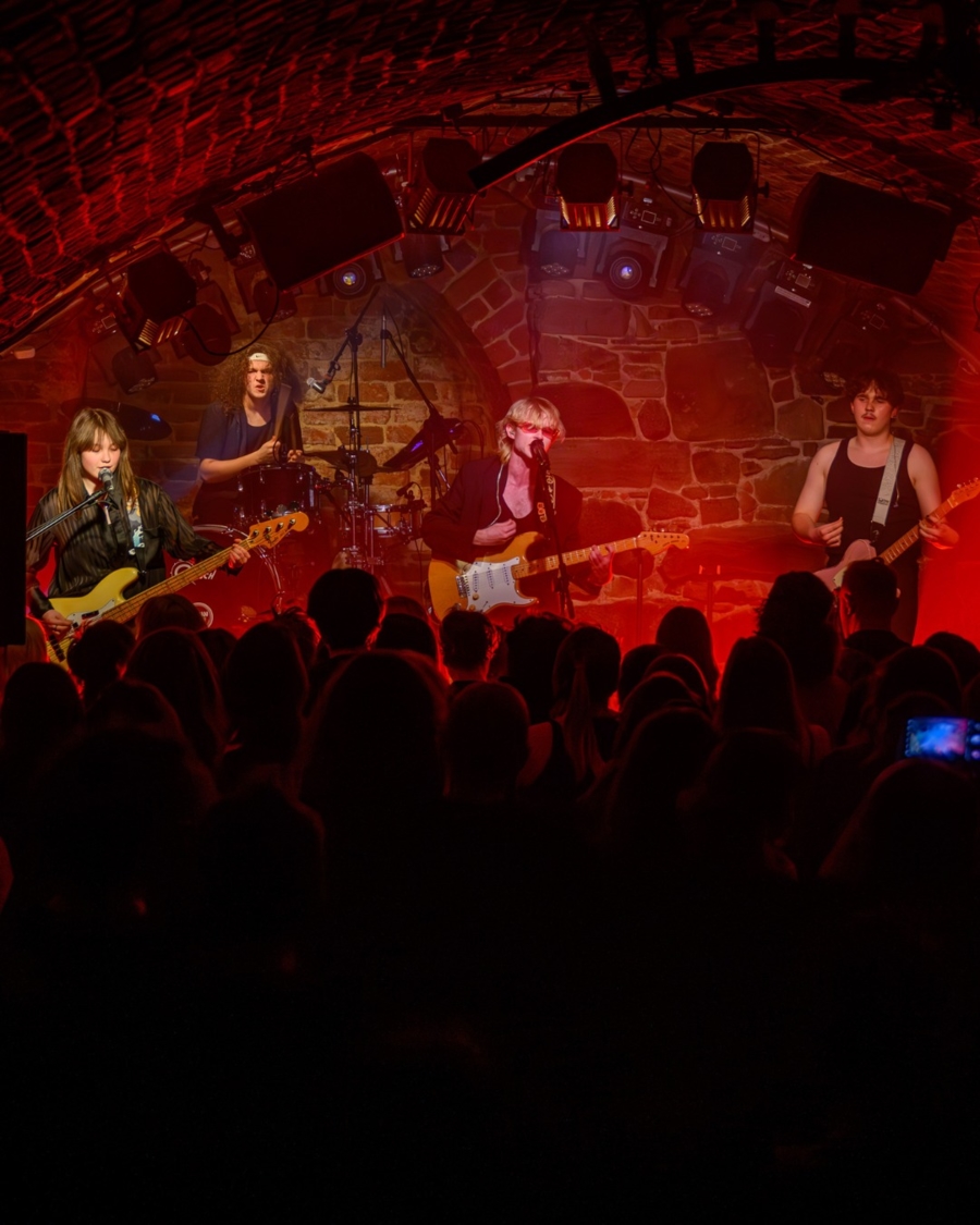 Na zdjęciu koncert grupy Sad Smiles
