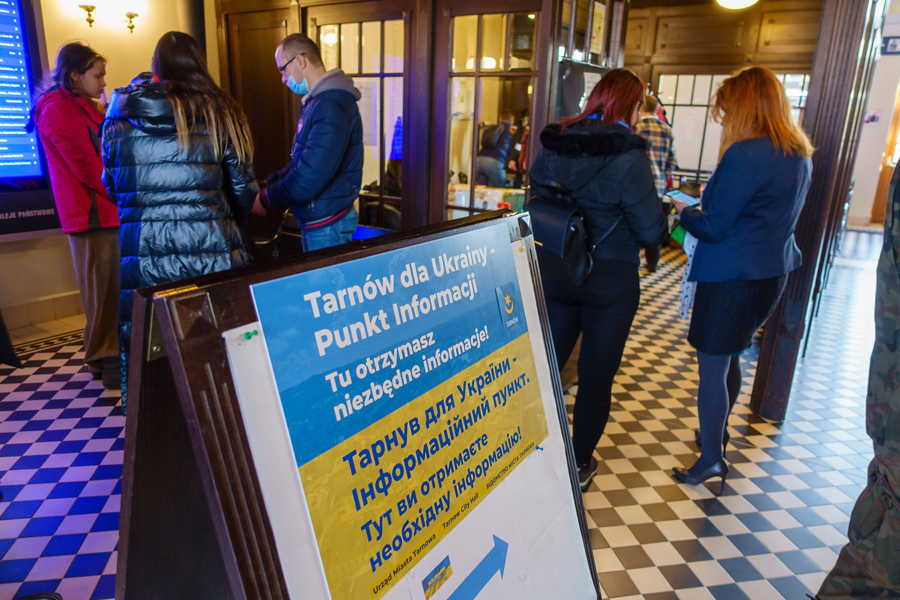 pomoc na dworcu PKP