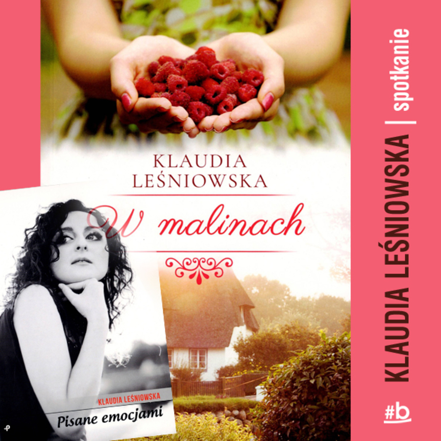 Plakat spotkania autorskiego z Klaudią Leśniowską