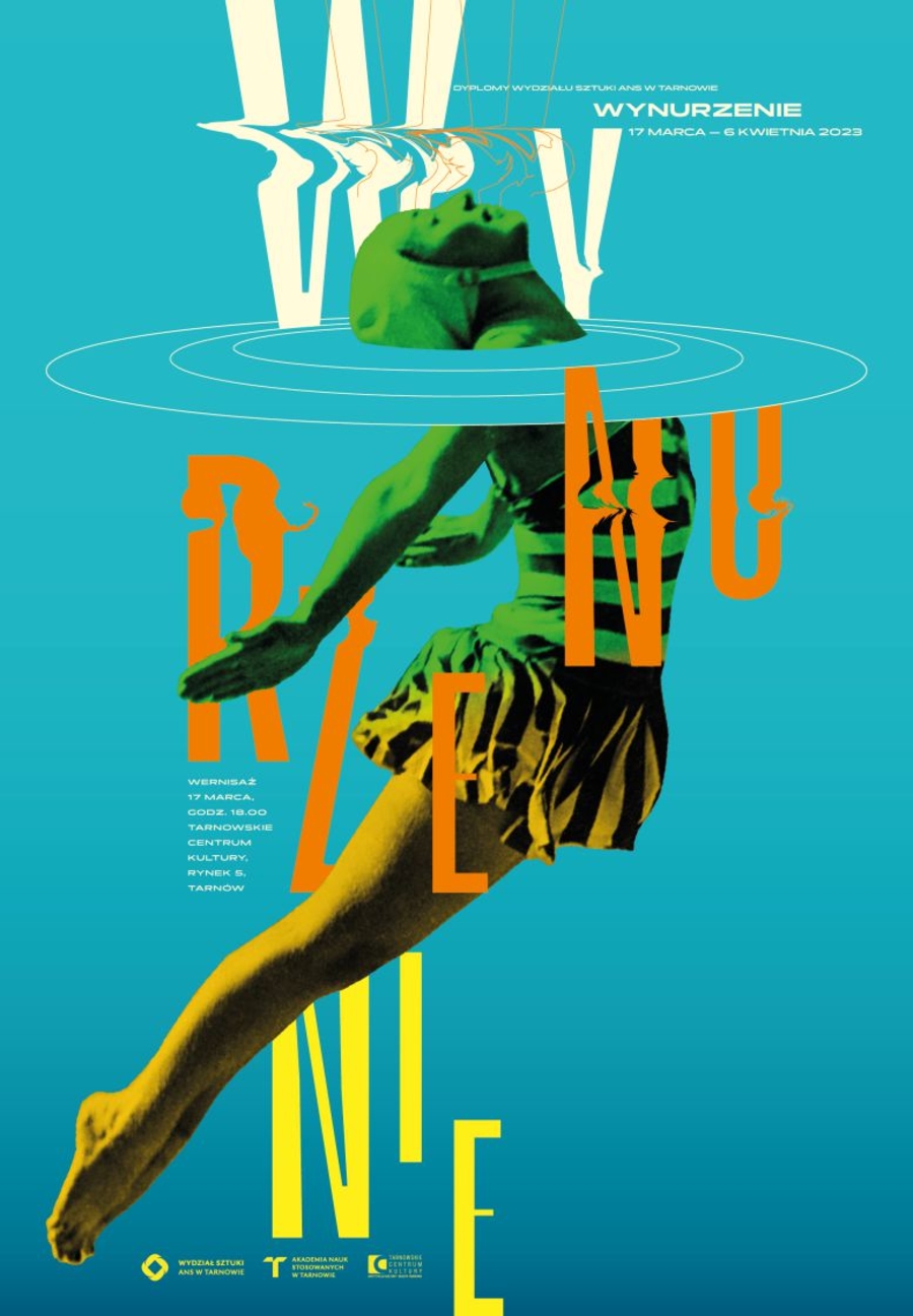 Plakat wystawy "Wynurzenie"
