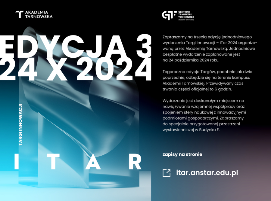 Zaproszenie na trzecią edycję Targów Innowacji ITAR 2024