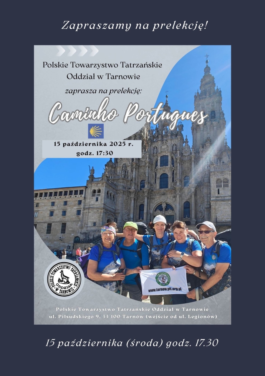 Plakat prelekcji w PTT