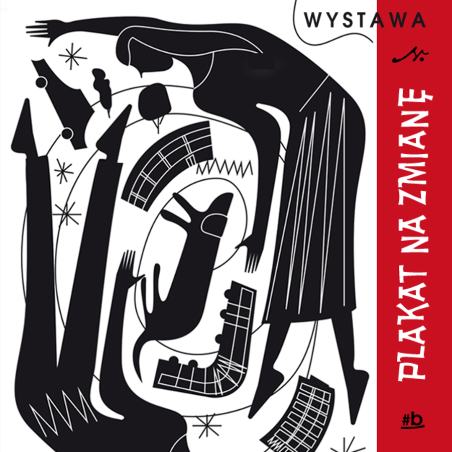 Plakat wystawy "Plakat na zmianę"