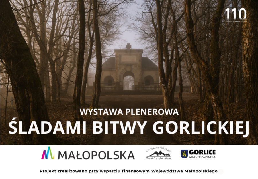 Plakat wystawy "Śladami Bitwy Gorlickiej"