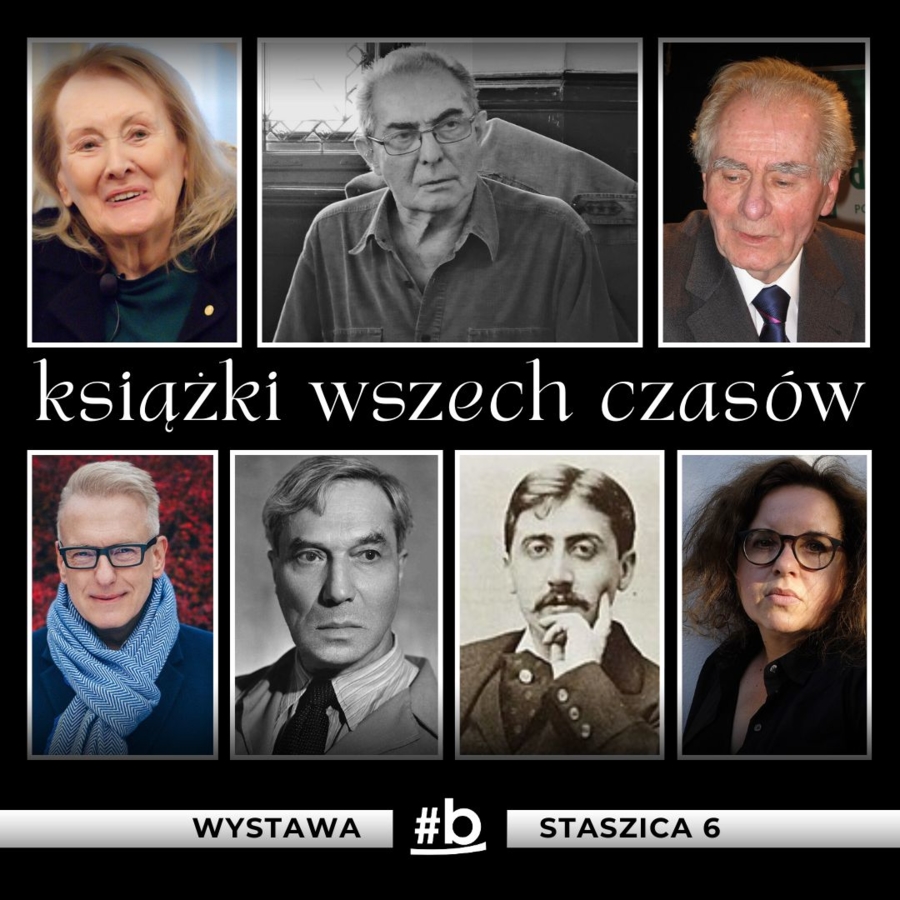 Plakat wystawy "Książka wszech czasów"