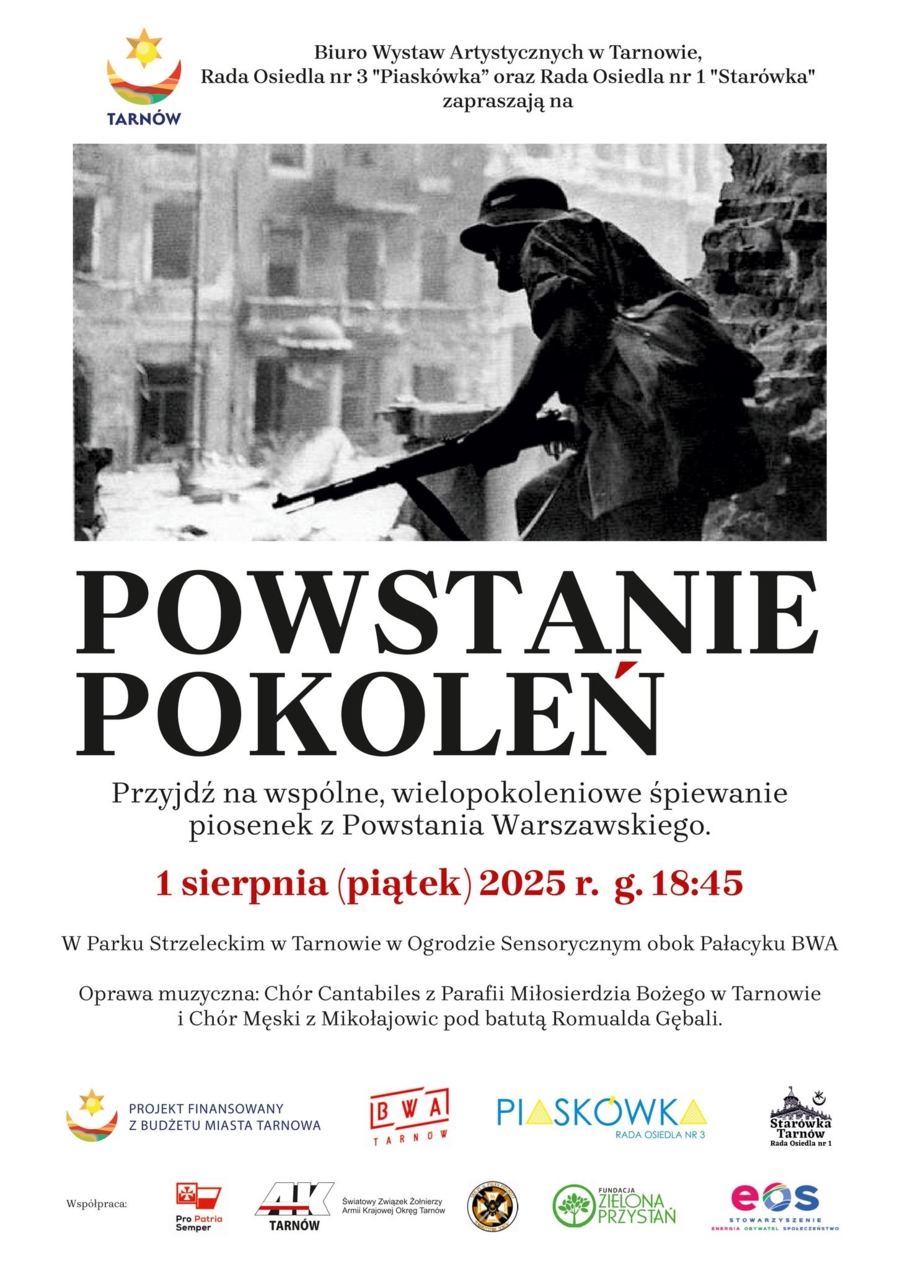 Plakat "Powstania Pokoleń"