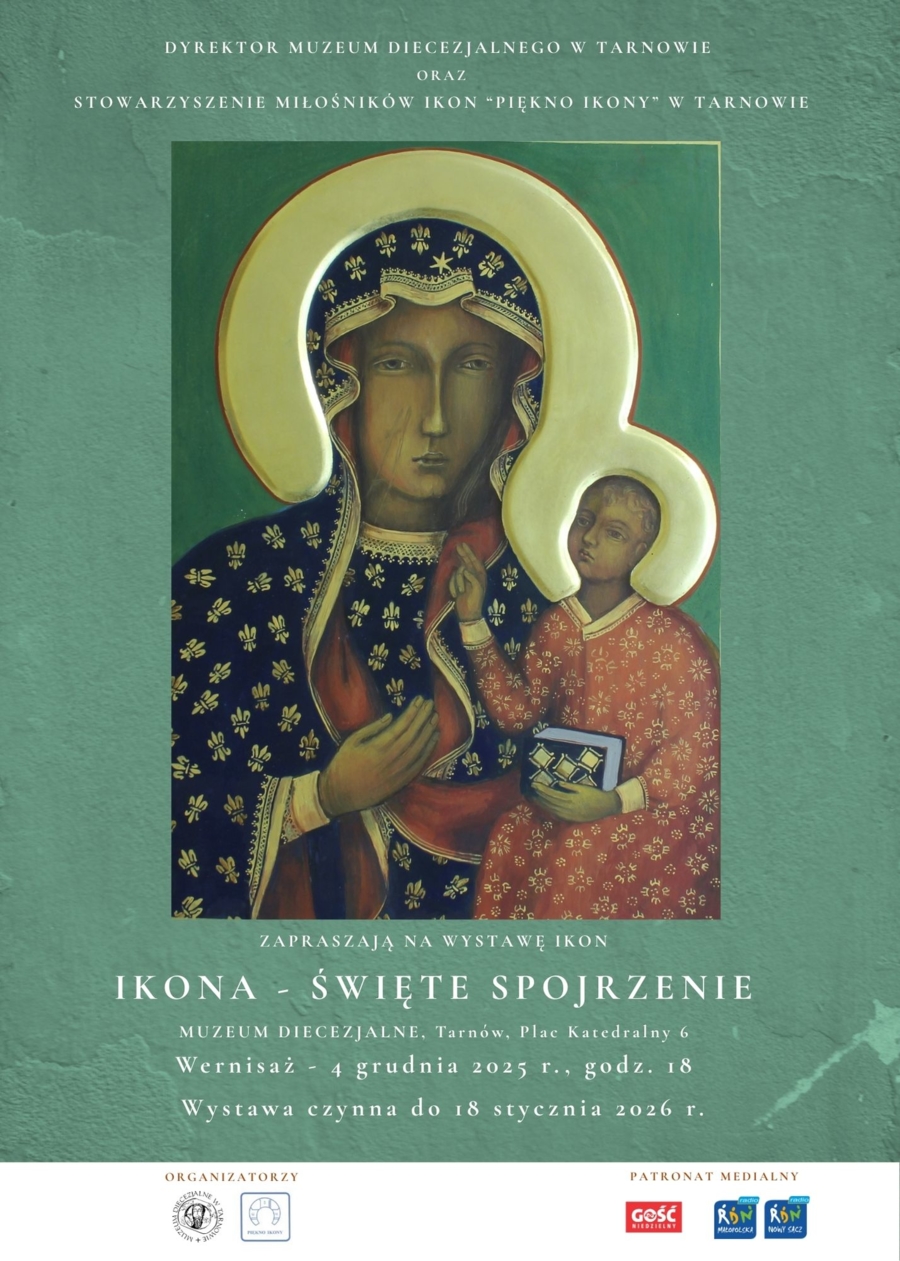 Plakat wystawy "Ikona - święte spojrzenie"