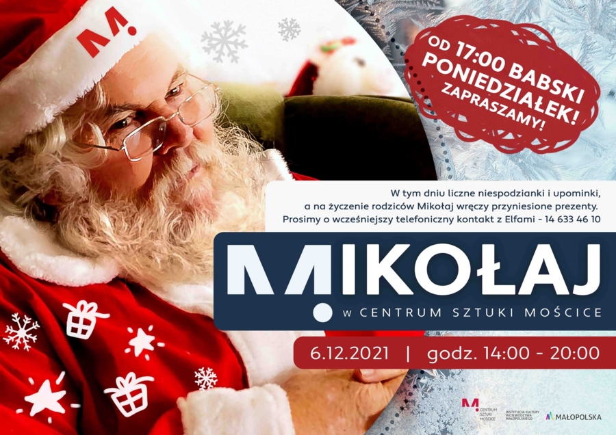 plakat Mikołaj w CSM