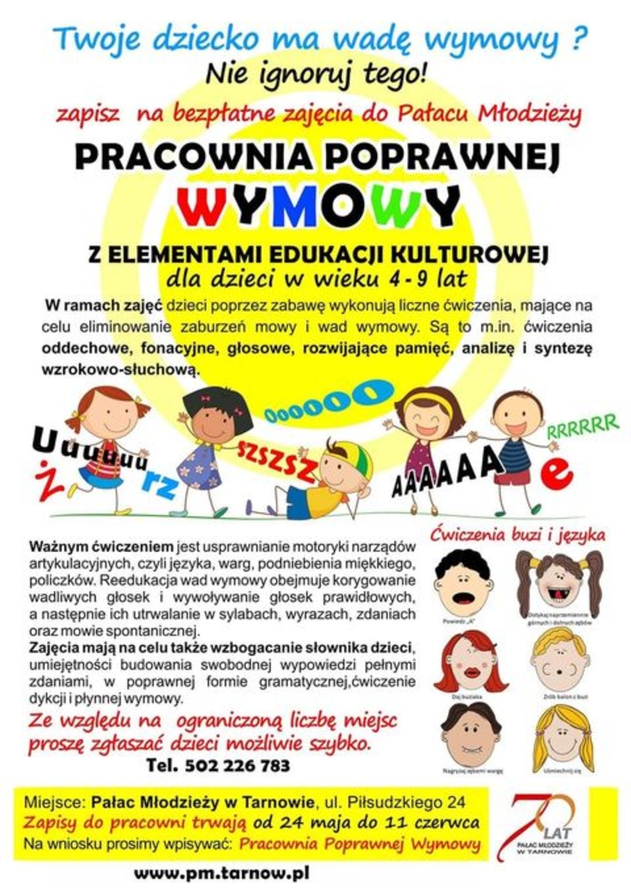 Plakat do Warsztatów kreatywnej ortografii
