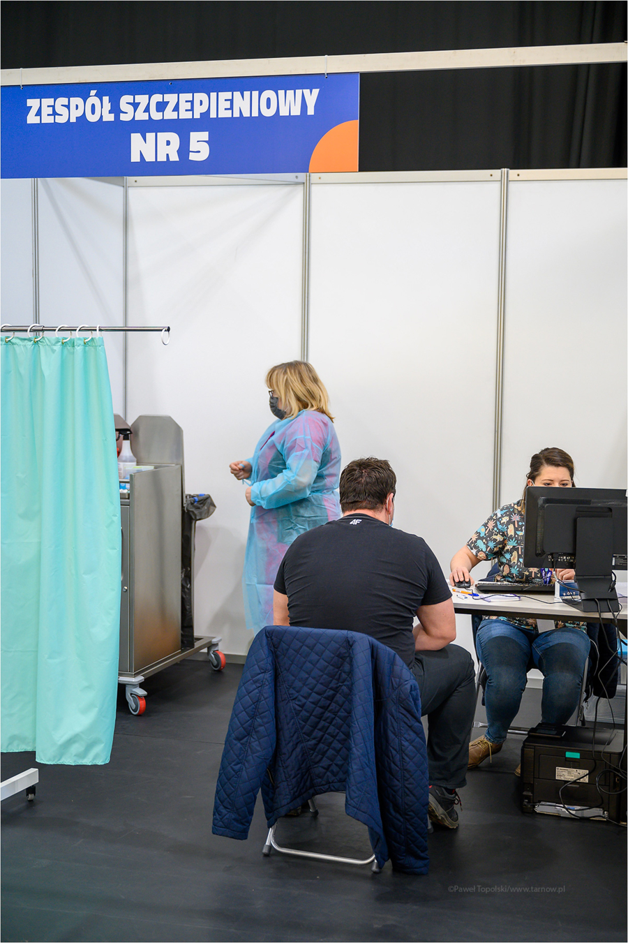 Punkt szczepień powszechnych w Tarnowie