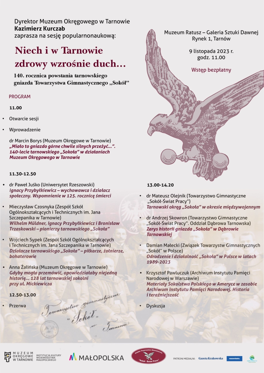 Plakat sesji w Ratuszu