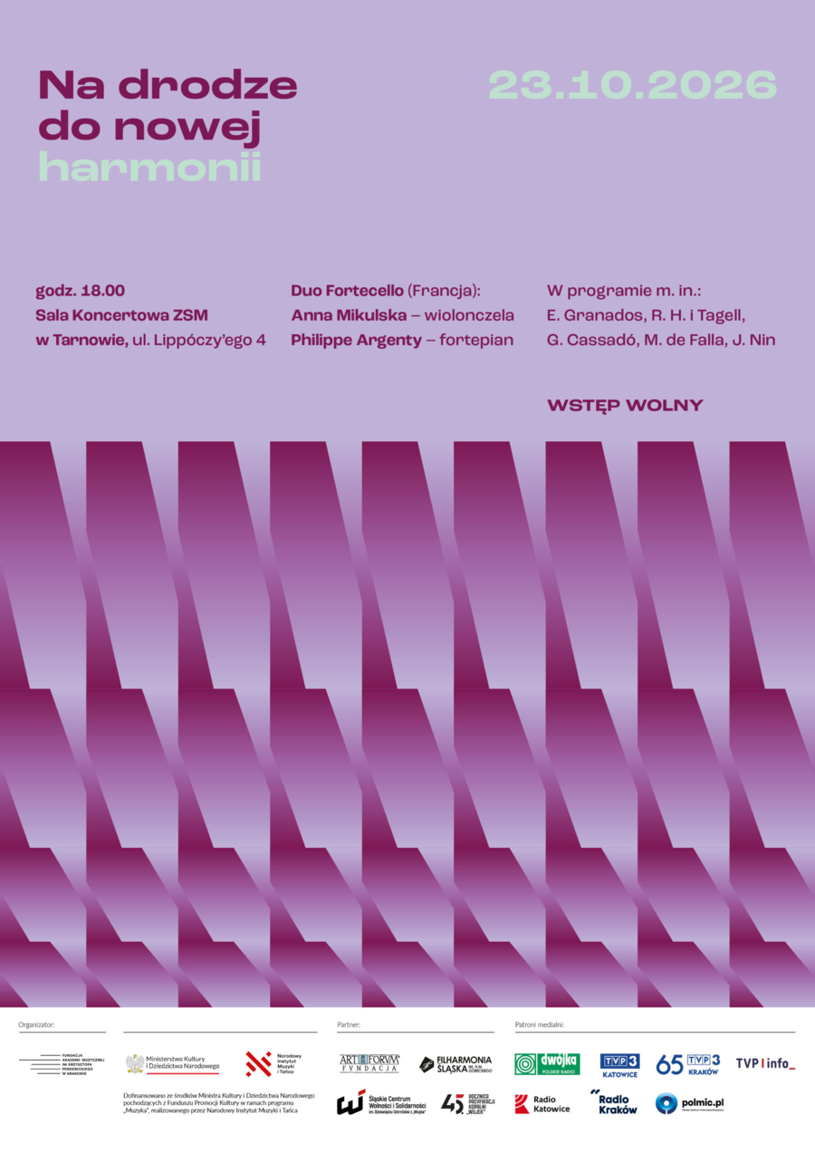 Plakat koncertu "Duo Fortecello"