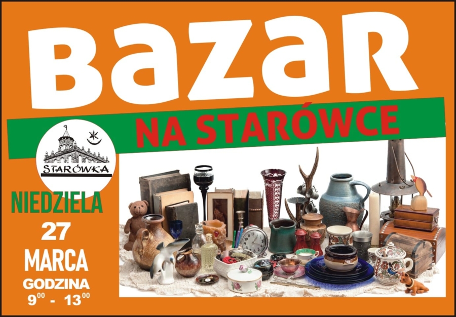 plakat bazaru na Starówce
