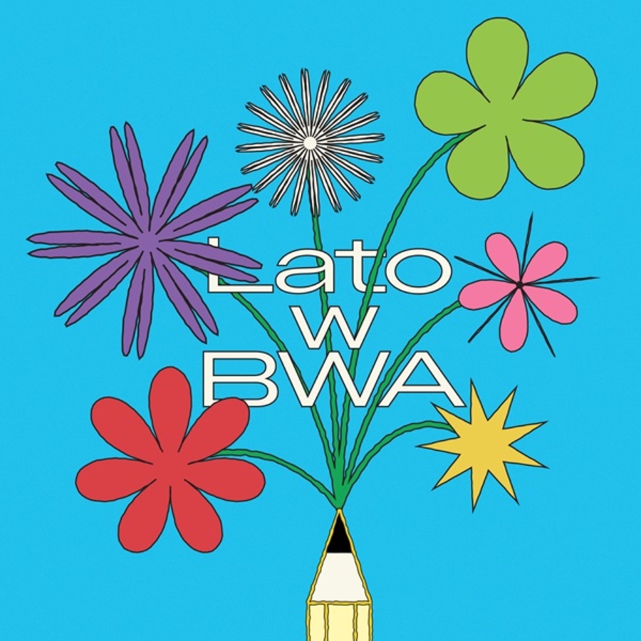 Plakat akcji "Lato w BWA"
