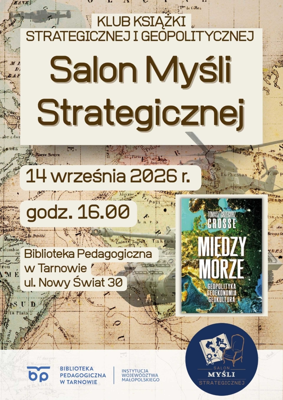 Plakat Klubu Książki Strategicznej i Geopolitycznej