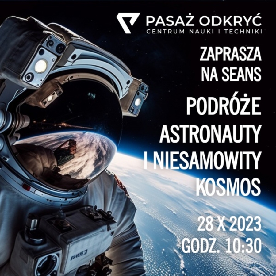 Plakat seansu w Pasażu