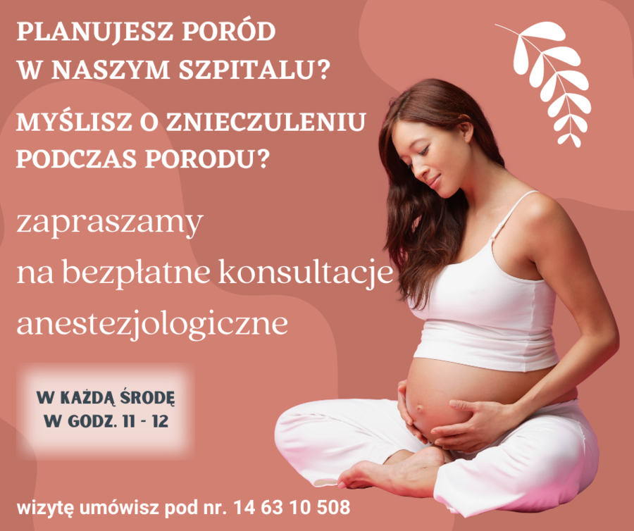 Konsultacje anestezjologiczne dla kobiet w ciąży