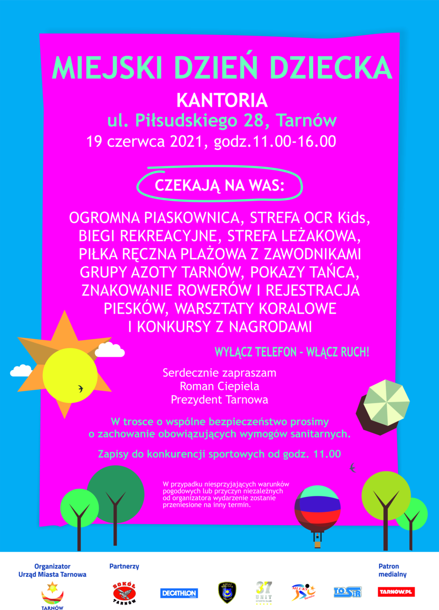 Plakat Miejski Dzień Dziecka