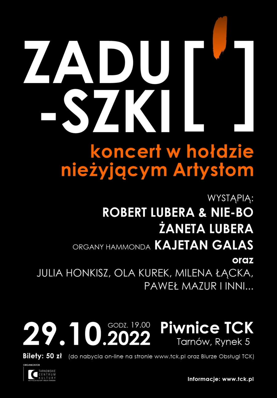 Plakat Zaduszek w TCK