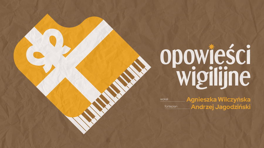 Plakat koncertu "Opowieści Wigilijne"