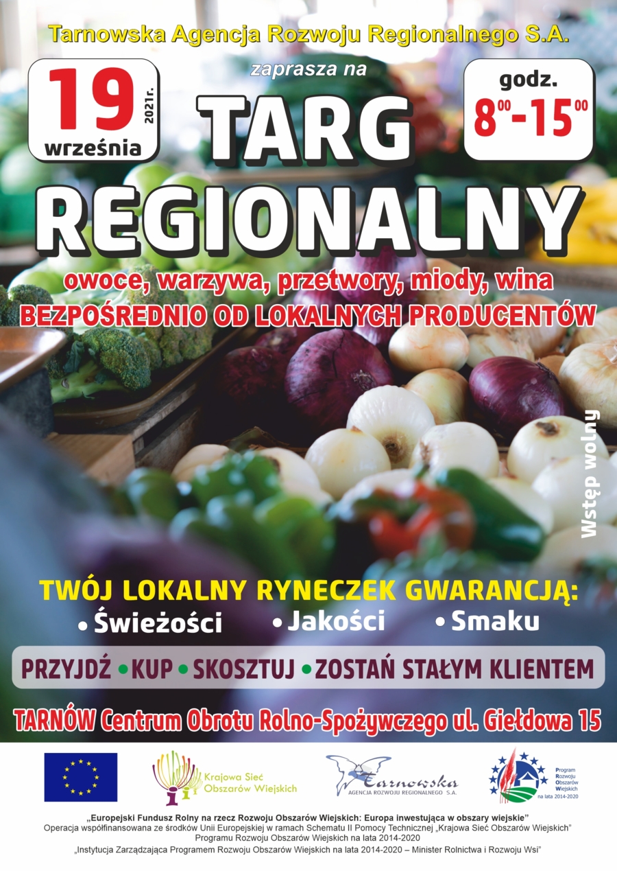 Plakat Targu Regionalnego