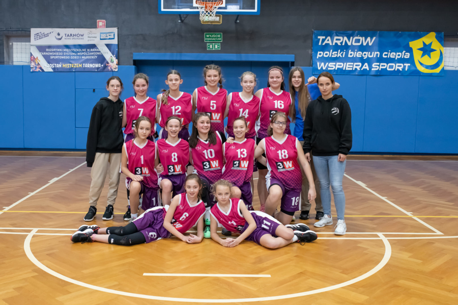 Młodziczki (koszykarki) MKS Pałac Młodzieży Tarnów