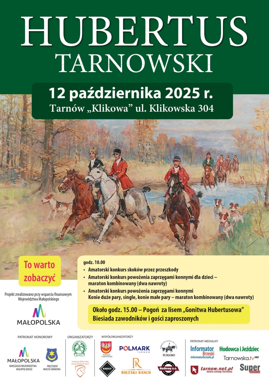 Plakat Hubertusa Tarnowskiego 2025
