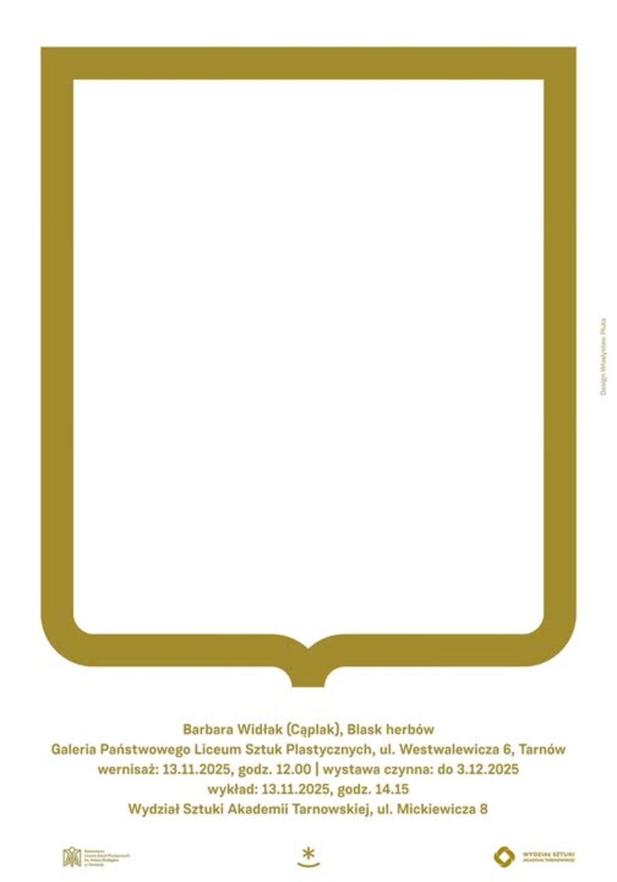 Plakat wystawy Barbary Widłak