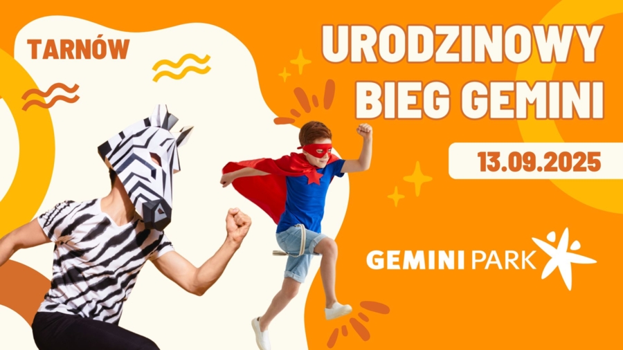 Plakat Urodzinowego Biegu Gemini
