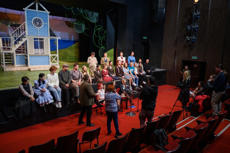konferencja prasowa w tarnowskim teatrze