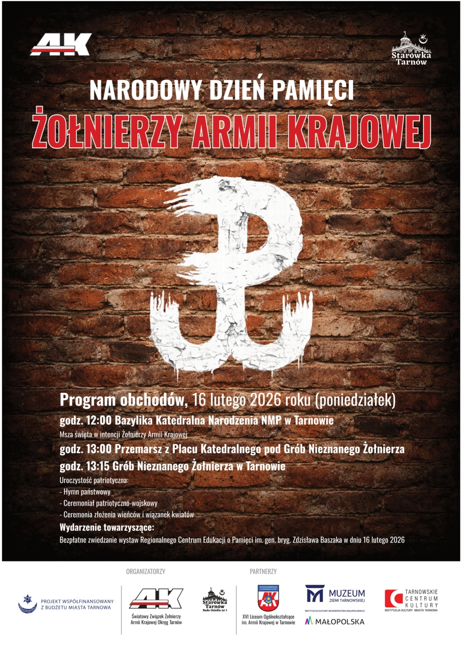 Plakat obchodów Narodowego Dnia Pamięci Żołnierzy Armii Krajowej