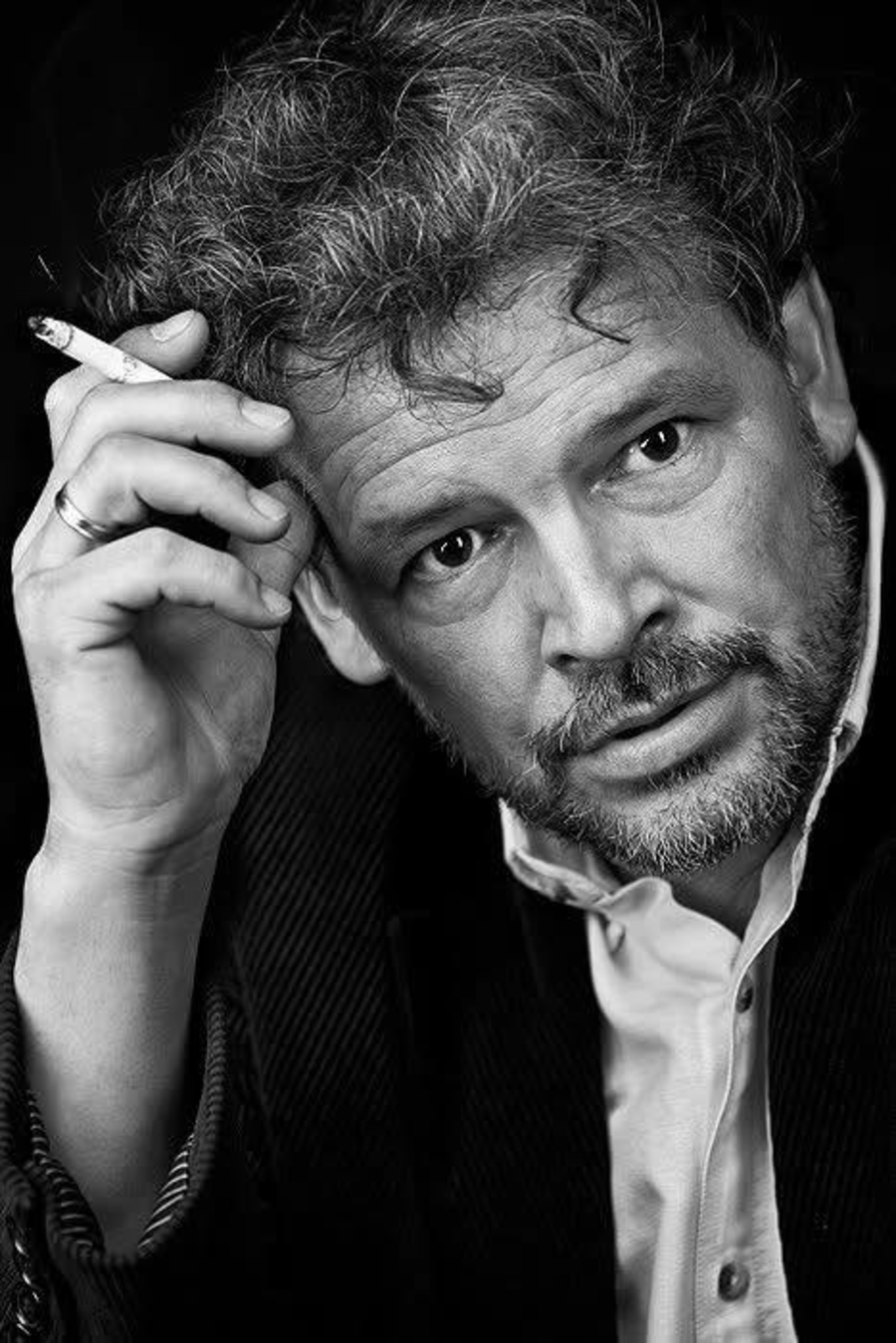 na zdjęciu czarno-białe zdjęcie Ireneusza Pastuszaka