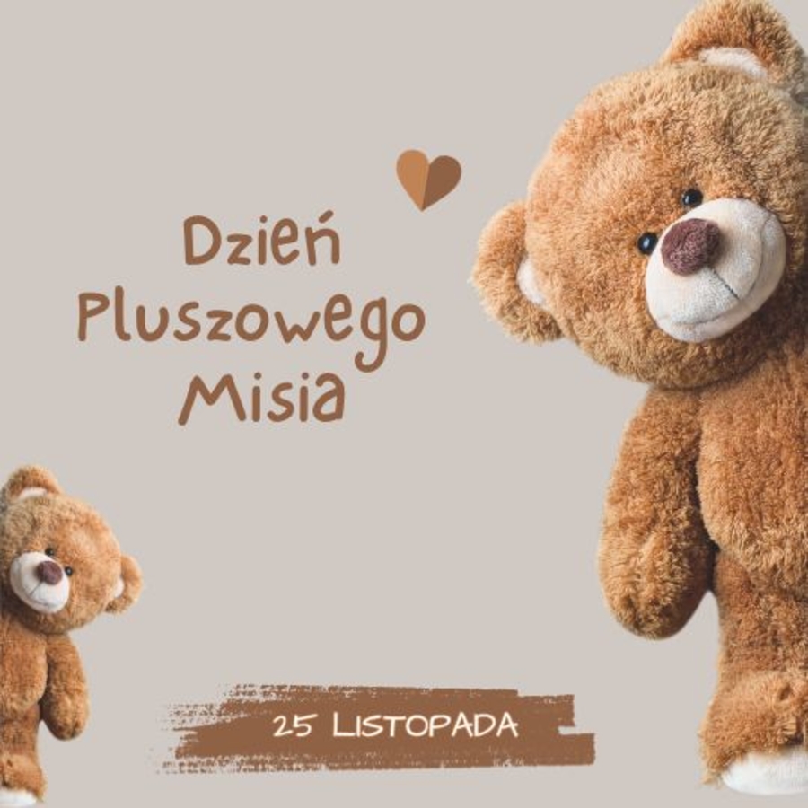 Plakat Dnia Pluszowego Misia