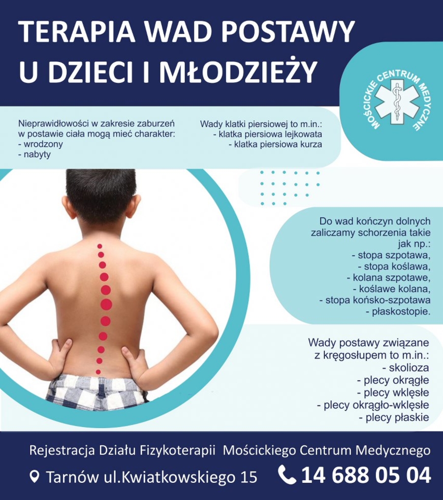 Terapia wad postawy u dzieci i młodzieży