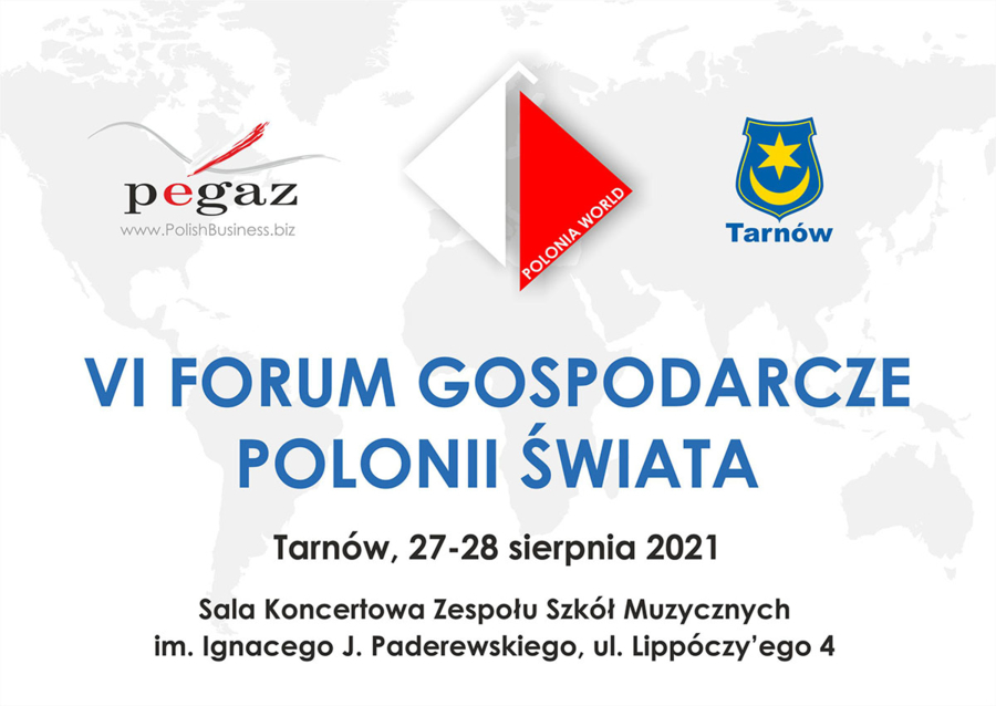 Plakat VI Forum Gospodarczego Polonii Świata