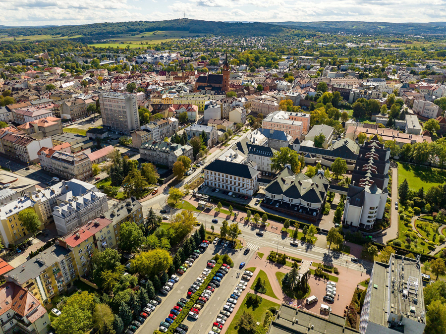 Tarnów z lotu ptaka