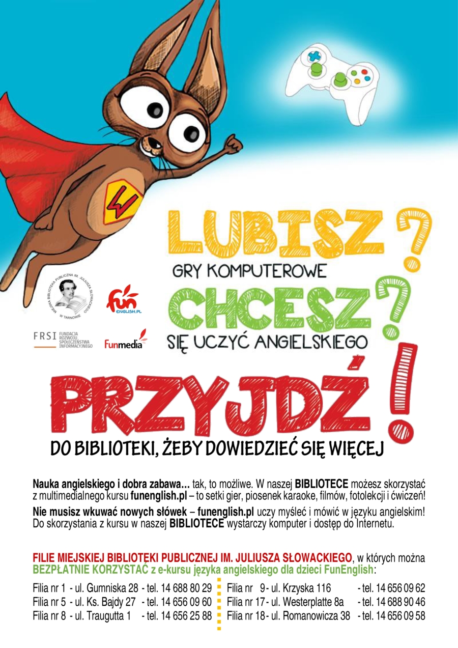 Do biblioteki na angielski